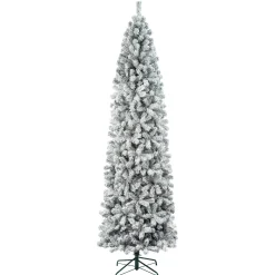 9 ft. Acacia Flocked Slim Tree
