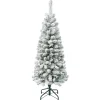 4.5 ft. Acacia Pencil Slim Flocked Tree