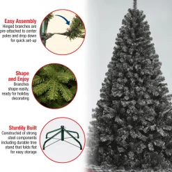 7.5 ft. Color Pop Black Tree