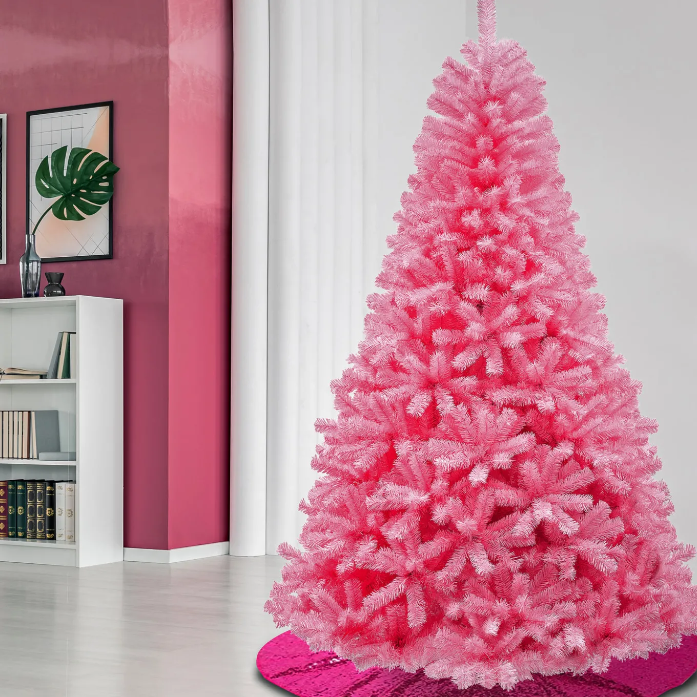 7.5 ft. Color Pop Pink Tree
