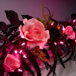 6 ft. Halloween Cute and Creep Garland with LED Lights