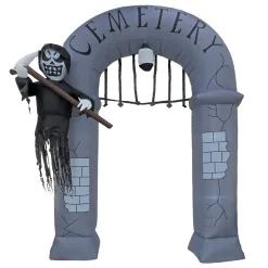 12 ft. Halloween Ghost Arch Inflatable Decoration with LED Lights
