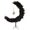 6 ft. Halloween Pre-Lit Moon Shaped Tree Decoration with LED Lights