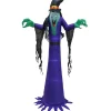 12 ft. Halloween Witch Inflatable Decoration with LED Lights