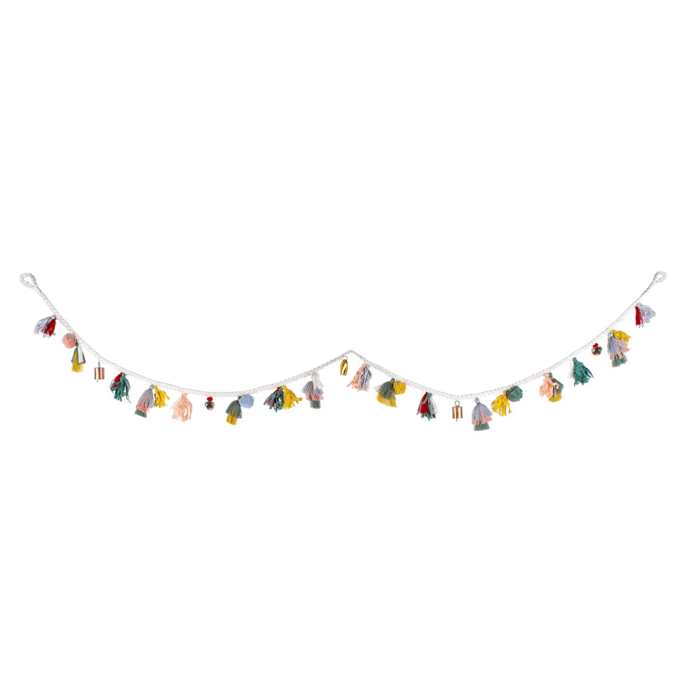 6 ft. HGTV Home Collection Multicolor Boho Garland