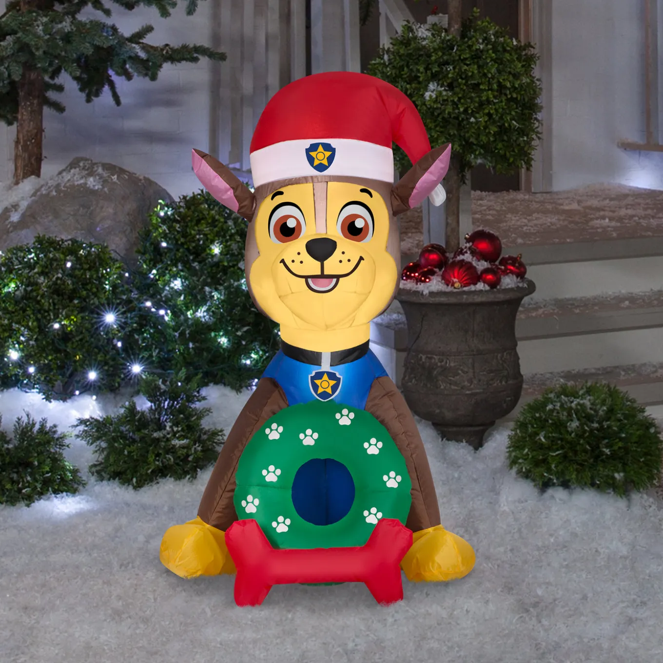 3 ft. Inflatable Chase from Paw Patrol with LED Lights