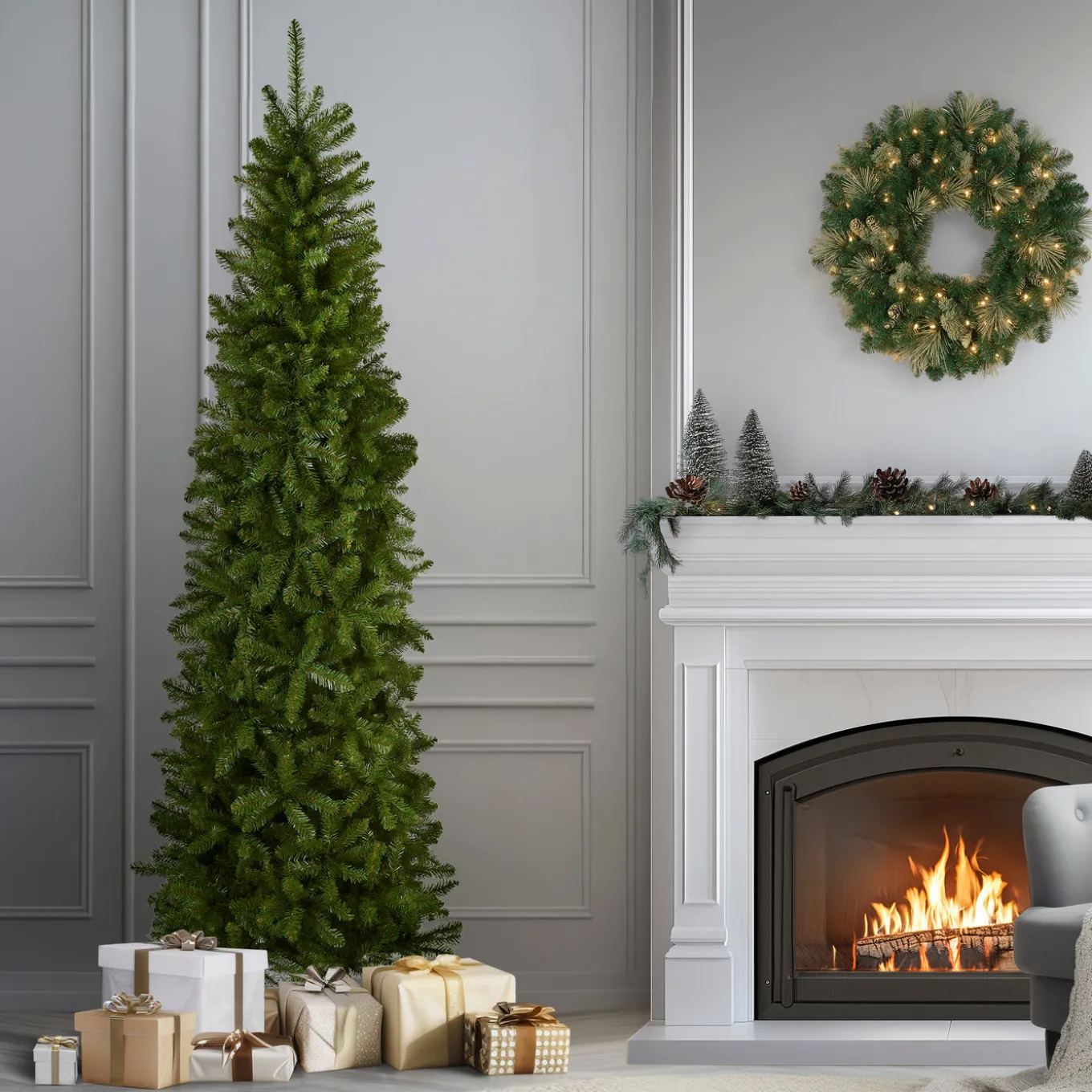 9 ft. Kingswood Fir Pencil Tree