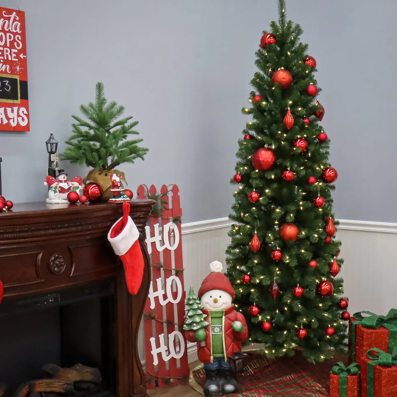 9 ft. North Valley Spruce Pencil Slim Tree