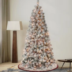 6 ft. Pre-Lit Acacia Slim Tree with Clear Lights