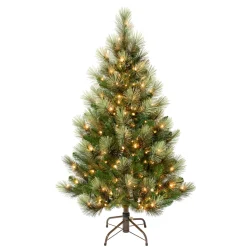 4.5 ft. Pre-Lit Charleston Pine Tree with Clear Lights