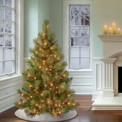 4.5 ft. Pre-Lit Charleston Pine Tree with Clear Lights