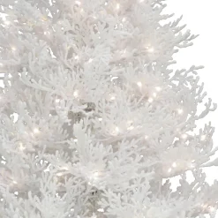 9 ft. Pre-Lit Christmas by the Sea Coral Tree with Warm White LED Lights