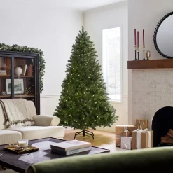 7.5 ft. Pre-Lit Downswept Douglas Fir Tree with Dual Color LED Lights