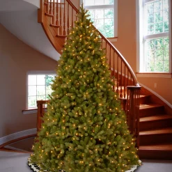 10 ft. Pre-Lit Downswept Douglas Fir Tree with Dual Color LED Lights