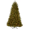 7.5 ft. Pre-Lit Dunhill Fir Hinged Tree with Clear Lights