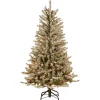 4.5 ft. Pre-Lit Dunhill Fir Slim Tree with Clear Lights