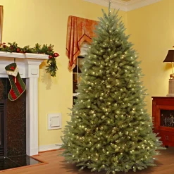 7 ft. Pre-Lit Dunhill Fir Tree with PowerConnect Dual Color LED Lights