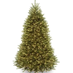 6.5 ft. Pre-Lit Dunhill Fir Tree with PowerConnect Clear Lights