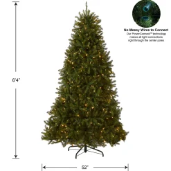 6.5 ft. Pre-Lit Dunhill Fir with PowerConnect Dual Color LED Lights