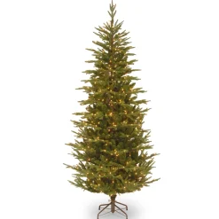 7.5 ft. Pre-Lit Fraser Grande Slim Tree with Clear Lights