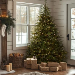 9 ft. Pre-Lit Fraser Grande Tree with Dual Color LED Lights