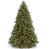 6.5 ft. Pre-Lit Jersey Fraser Fir Tree with Multicolor Lights