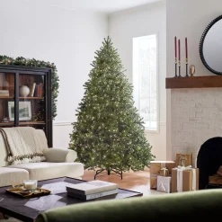 7.5 ft. Pre-Lit Jersey Fraser Fir Tree with Clear Lights