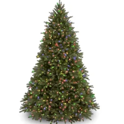 7.5 ft. Pre-Lit Jersey Fraser Fir Tree with Multicolor Lights