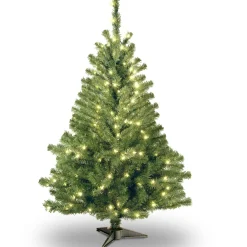 4 ft. Pre-Lit Kincaid Spruce Tree with Clear Lights