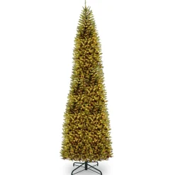 14 ft. Pre-Lit Kingswood Fir Pencil Tree with Clear Lights