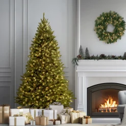 7.5 ft. Pre-Lit Kingswood Fir Tree with PowerConnect Dual Color LED Lights