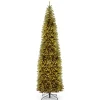 12 ft. Pre-Lit Kingswood Fir Pencil Slim Tree with Clear Lights