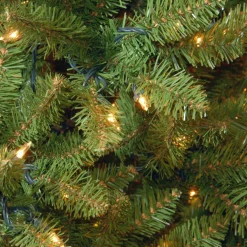 12 ft. Pre-Lit Kingswood Fir Pencil Slim Tree with Clear Lights