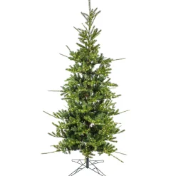 9 ft. Pre-Lit Lark Pine Medium Tree with Warm White LED Rice Lights