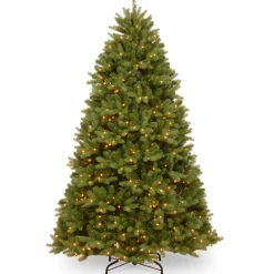 7.5 ft. Pre-lit Meadowlark Pencil Hinged Tree with Clear Lights