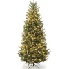 6.5 ft. Pre-Lit Natural Fraser Fir Slim Tree with Clear Lights