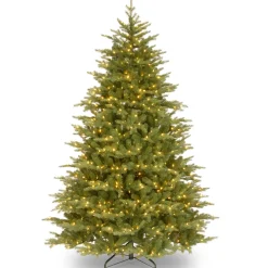 9 ft. Pre-Lit Nordic Spruce Medium Tree with Clear Lights