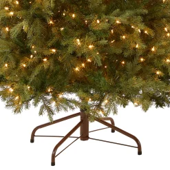 7.5 ft. Pre-Lit Nordic Spruce Slim Tree with Clear Lights