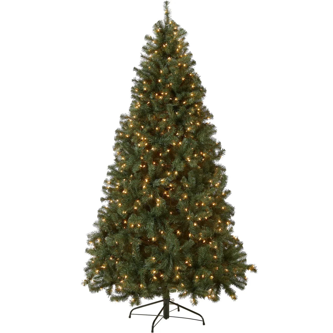 7.5 ft. Pre-Lit North Valley Spruce Blue Tree with Clear Lights