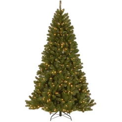 7.5 ft. Pre-Lit North Valley Spruce Tree with Clear Lights