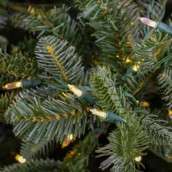 10 ft. Pre-Lit Norway Spruce Hinged Tree with Warm White LED Lights