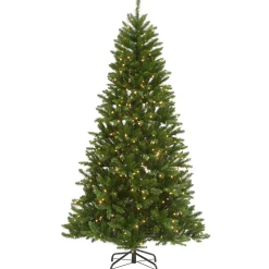 9 ft. Pre-Lit Peyton Spruce Tree with Clear Lights