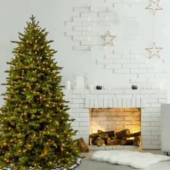 7.5 ft. Pre-Lit Princeton Fraser Fir Tree with PowerConnect and 1000 Dual Color LED Lights
