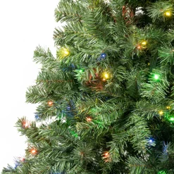 6 ft. Pre-Lit Sagamore Tree with Multi LED Lights