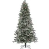 7.5 ft. Pre-Lit Snowy Poechmann Fir Tree with LED Lights