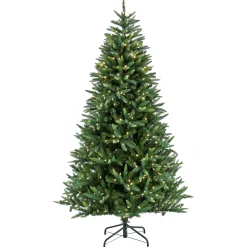 7.5 ft. Pre-Lit Spada Pine Tree with LED Lights