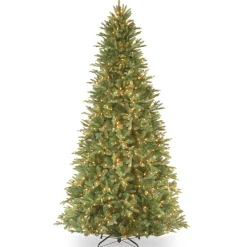 12 ft. Pre-Lit Tiffany Fir Slim Tree with Clear Lights