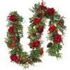 9 ft. Pre-Lit Vienna Waltz Decorated Garland with LED Lights