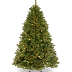 7.5 ft. Pre-Lit Winchester Pine Tree with Clear Lights