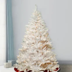 7 ft. Pre-Lit Winchester Pine White Tree with Clear Lights